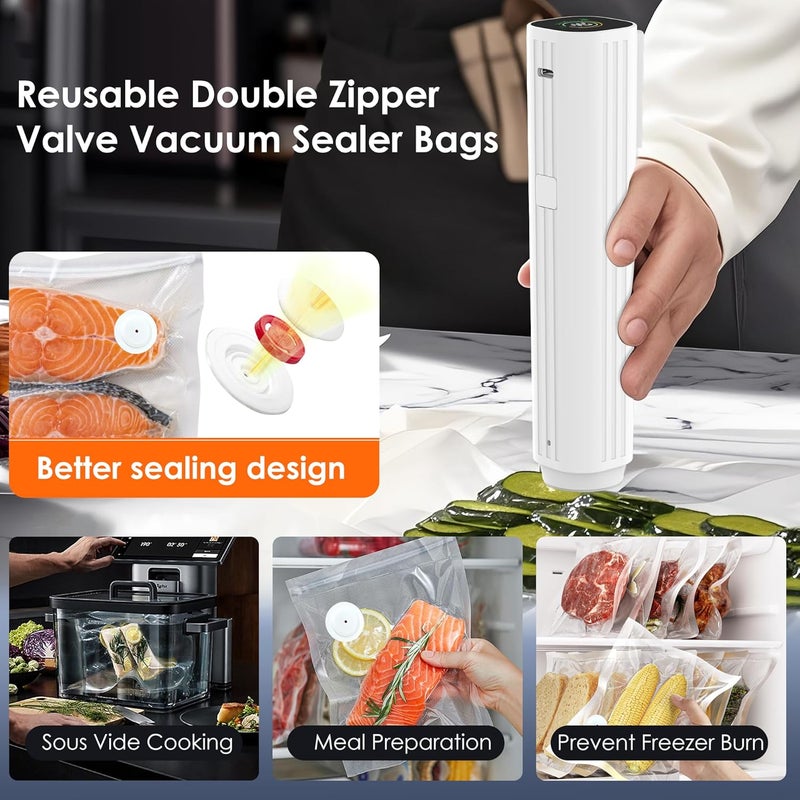Natupo Vacuum Sealer Bags,Reusable Vacuum Sealer Bags,Can Withstand More Than 100 Washes,Small Size (30 Bags) - Image 3